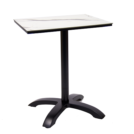 24" x 30" High Pressure Laminate Table Top & Aluminum Base