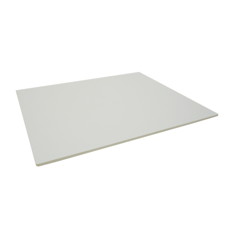 7/8" Sintered Stone Table Top in Solid White Color