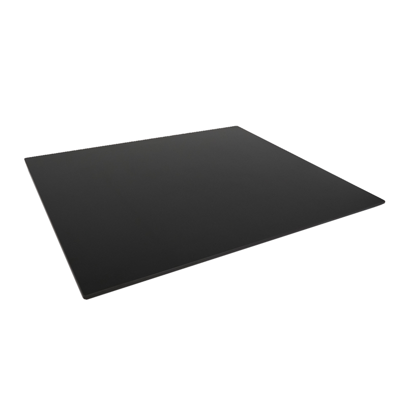 7/8" Sintered Stone Table Top in Solid Black Color