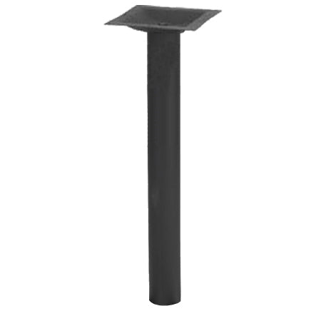 Table Base Column w/ Welded Top Plate, 4", Bar Height